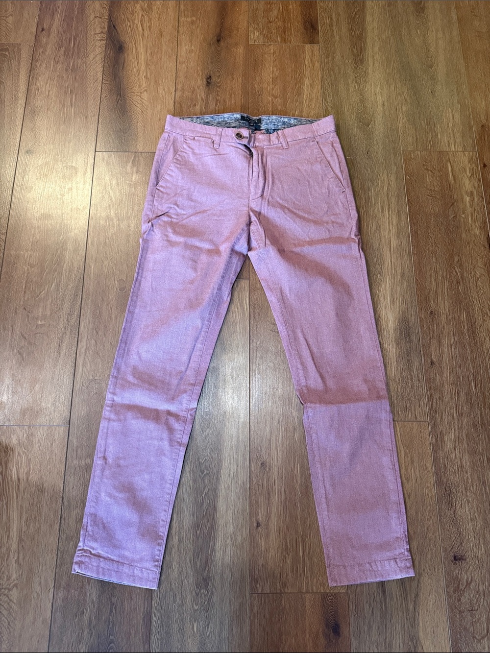 Ted Baker London Pink Slim Chinos